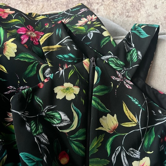 Sam Edelman Tropical Floral Dress Size 4 NWOT - Picture 7 of 9